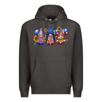 Smoke america gnomes Premium Hoodie - RacoonDesign