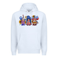 White america gnomes Premium Hoodie - RacoonDesign