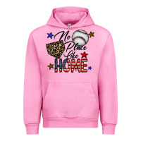 Fuchsia Pink no place like home Urban Hoodie - CowhideDigitalArt
