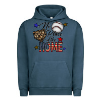 Pigment Midnight Navy no place like home Urban Hoodie - CowhideDigitalArt