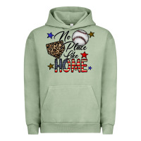 Pigment Oil Green no place like home Urban Hoodie - CowhideDigitalArt