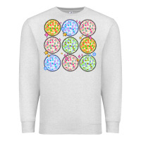 Oatmeal Heather disco balls Premium Sweatshirt - MaliasSmallBusiness