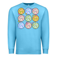 Ocean Blue disco balls Premium Sweatshirt - MaliasSmallBusiness