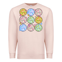 Pale Pink disco balls Premium Sweatshirt - MaliasSmallBusiness