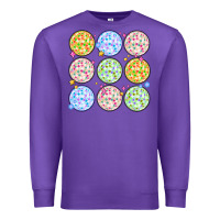 Purple disco balls Premium Sweatshirt - MaliasSmallBusiness