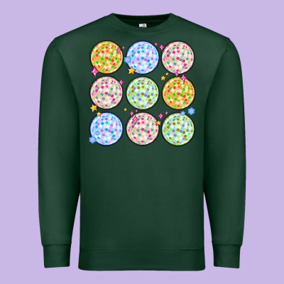 Premium Sweatshirt disco balls