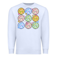 White disco balls Premium Sweatshirt - MaliasSmallBusiness