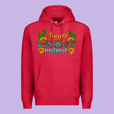 Small Business Mama Premium Hoodie Designed By Hra Design Shop