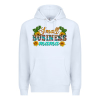 White small business mama Premium Hoodie - HRA Design Shop