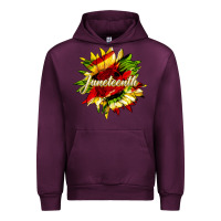 Mauve Wine juneteenth sunflower black lives matter Urban Hoodie - HRA Design Shop