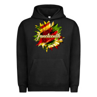 Pigment Black juneteenth sunflower black lives matter Urban Hoodie - HRA Design Shop