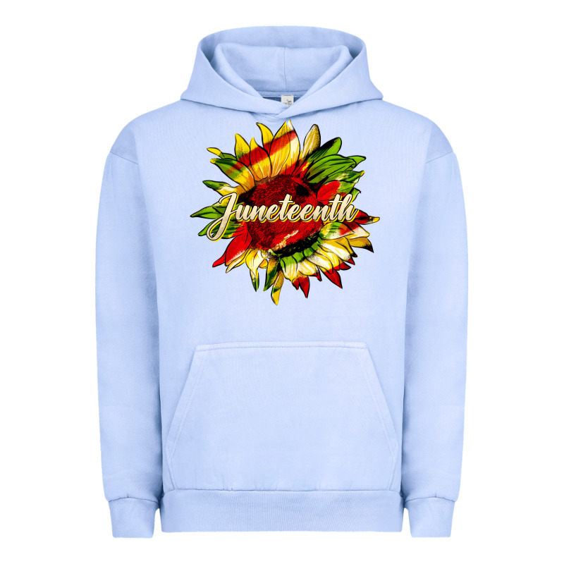 Juneteenth Sunflower Black Lives Matter Urban Hoodie by HRA Design Shop | Teevron