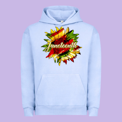 Juneteenth Sunflower Black Lives Matter Urban Hoodie Designed By Hra Design Shop