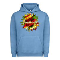 Pigment Pebble Blue juneteenth sunflower black lives matter Urban Hoodie - HRA Design Shop