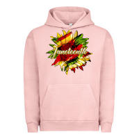 Pigment Salmon juneteenth sunflower black lives matter Urban Hoodie - HRA Design Shop