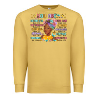 Antique Gold you are beautiful victorious enough strong Premium Sweatshirt - MaliasSmallBusiness