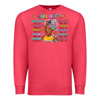 Cardinal you are beautiful victorious enough strong Premium Sweatshirt - MaliasSmallBusiness