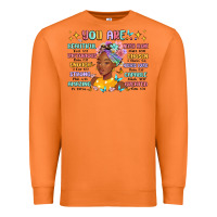 Carrot you are beautiful victorious enough strong Premium Sweatshirt - MaliasSmallBusiness