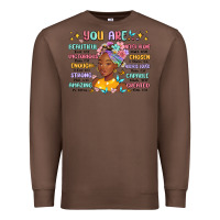 Chestnut you are beautiful victorious enough strong Premium Sweatshirt - MaliasSmallBusiness