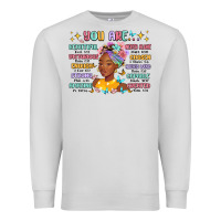 Dove Grey you are beautiful victorious enough strong Premium Sweatshirt - MaliasSmallBusiness