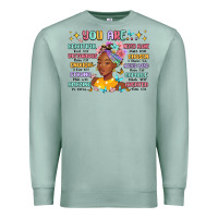 Seafoam you are beautiful victorious enough strong Premium Sweatshirt - MaliasSmallBusiness