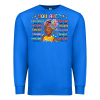 True Royal you are beautiful victorious enough strong Premium Sweatshirt - MaliasSmallBusiness