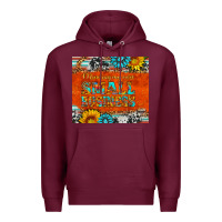 Burgundy minding my own small business Premium Hoodie - HRA Design Shop