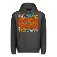 Charcoal Heather minding my own small business Premium Hoodie - HRA Design Shop