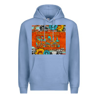 Colony Blue minding my own small business Premium Hoodie - HRA Design Shop