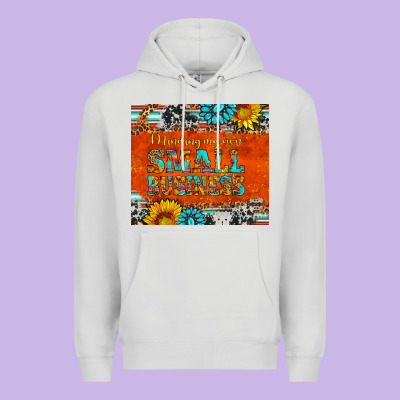 Minding My Own Small Business Premium Hoodie Designed By Hra Design Shop
