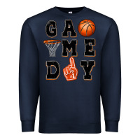 Navy basketball game day Premium Sweatshirt - MaliasSmallBusiness
