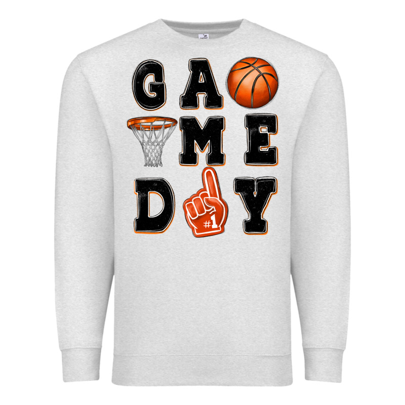 Basketball Game Day Premium Sweatshirt by MaliasSmallBusiness | Teevron