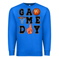 True Royal basketball game day Premium Sweatshirt - MaliasSmallBusiness