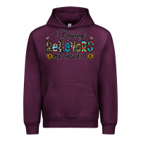 Mauve Wine raising believers Urban Hoodie - CowhideDigitalArt