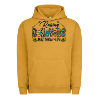 Pigment Peanut Butter raising believers Urban Hoodie - CowhideDigitalArt