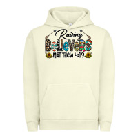 Pigment Pistachio raising believers Urban Hoodie - CowhideDigitalArt