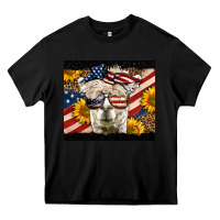 Black Western 4th Of July Lama Heavy Core Tee - LillyAllenDesigns