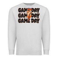Dove Grey game day game day game day basketball Premium Sweatshirt - MaliasSmallBusiness