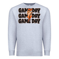 Heather Grey game day game day game day basketball Premium Sweatshirt - MaliasSmallBusiness