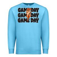 Ocean Blue game day game day game day basketball Premium Sweatshirt - MaliasSmallBusiness