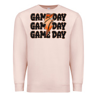 Pale Pink game day game day game day basketball Premium Sweatshirt - MaliasSmallBusiness