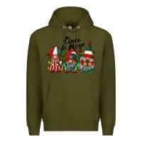 Army Green cinco de mayo mexican flag gnomes Premium Hoodie - RacoonDesign