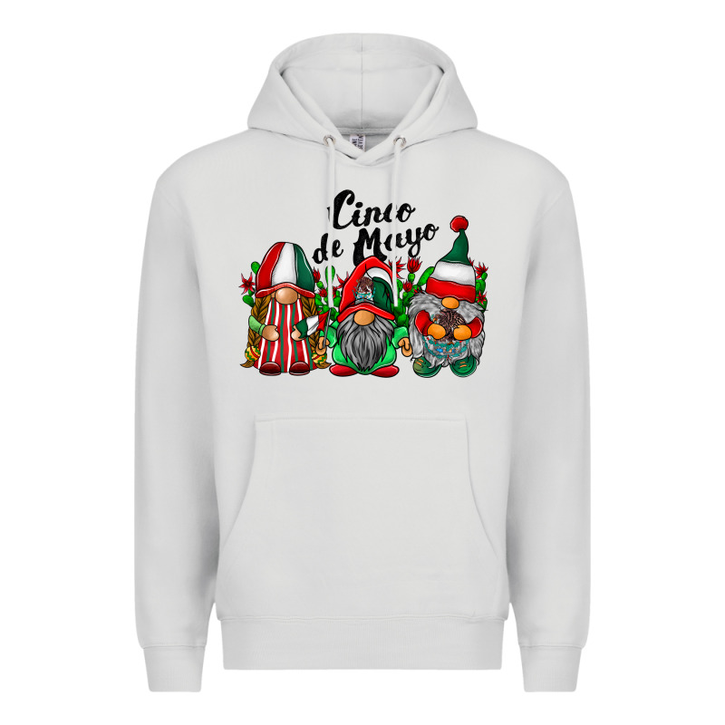 Cinco De Mayo Mexican Flag Gnomes Premium Hoodie by RacoonDesign | Teevron