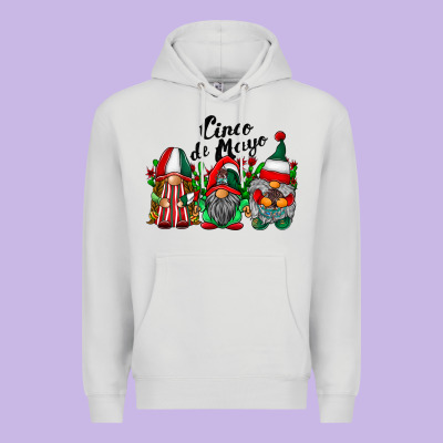 Cinco De Mayo Mexican Flag Gnomes Premium Hoodie Designed By Racoondesign
