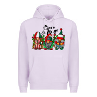 Lilac cinco de mayo mexican flag gnomes Premium Hoodie - RacoonDesign