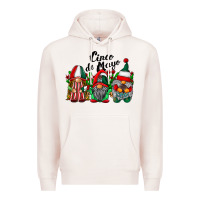 Pale Pink cinco de mayo mexican flag gnomes Premium Hoodie - RacoonDesign