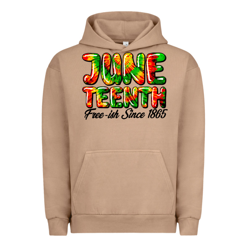 Juneteenth Free Ish Since 1865 Urban Hoodie by HRA Design Shop | Teevron