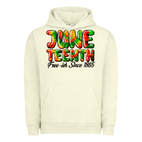 Pigment Pistachio juneteenth free ish since 1865 Urban Hoodie - HRA Design Shop