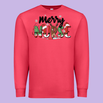 Premium Sweatshirt merry nurse