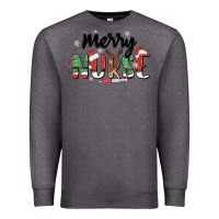 Charcoal Heather merry nurse Premium Sweatshirt - MaliasSmallBusiness
